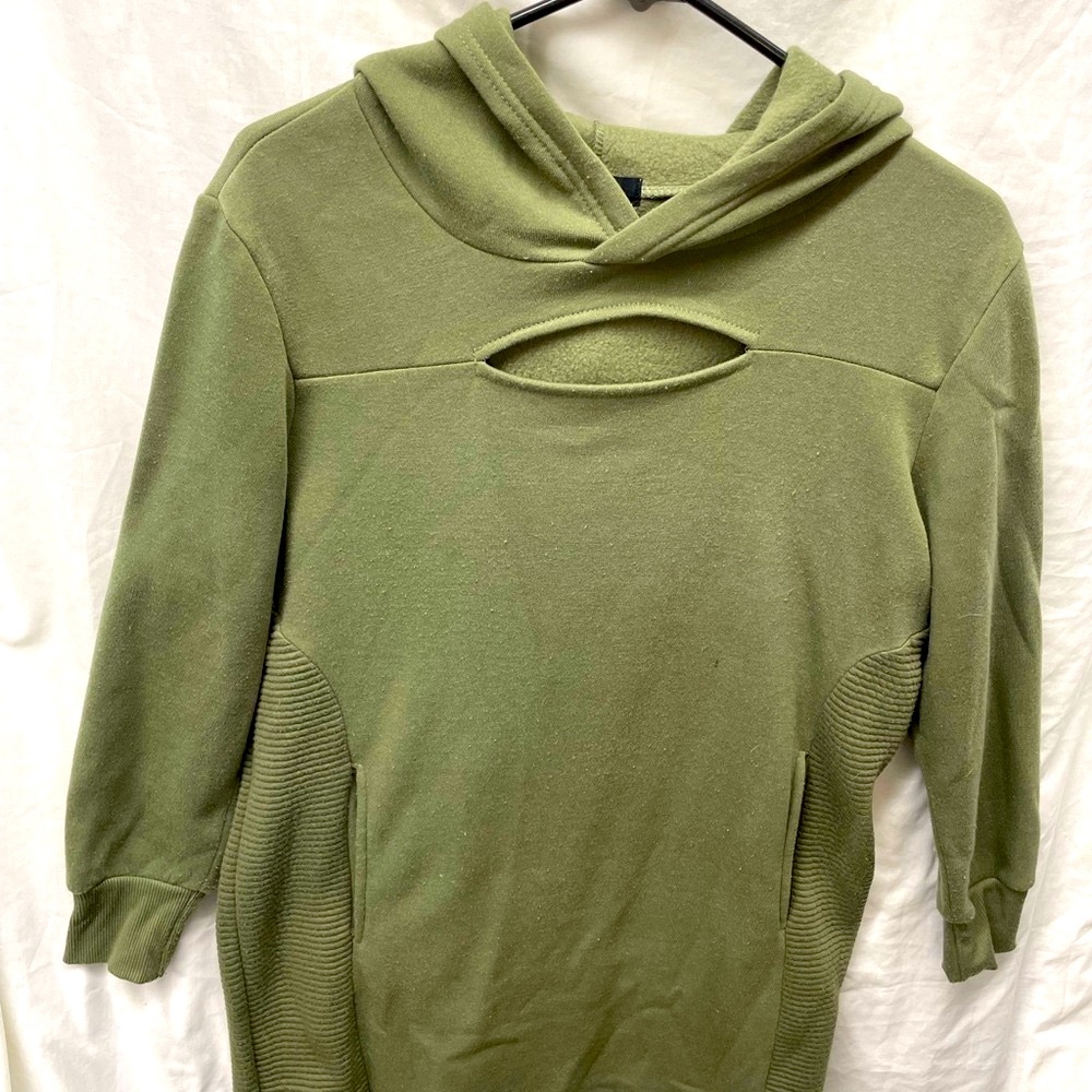 Jollie &. Joy hooded sweatshirt long sleeve top ladies sz M - Picture 2 of 6